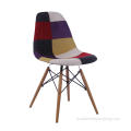 réplique de chaise rembourrée eames dsw patchwork